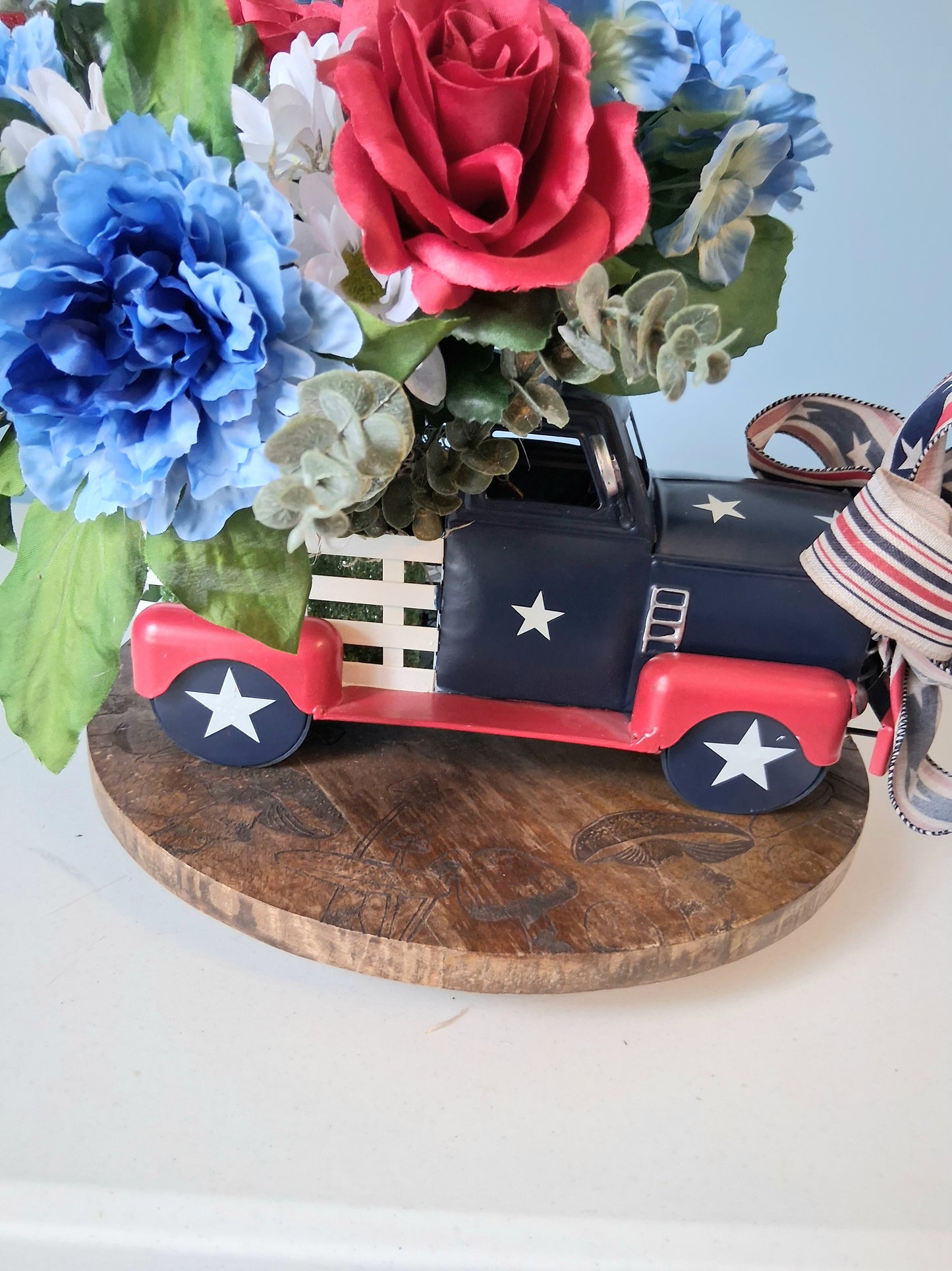 Patriotic Truck Floral Arrangement