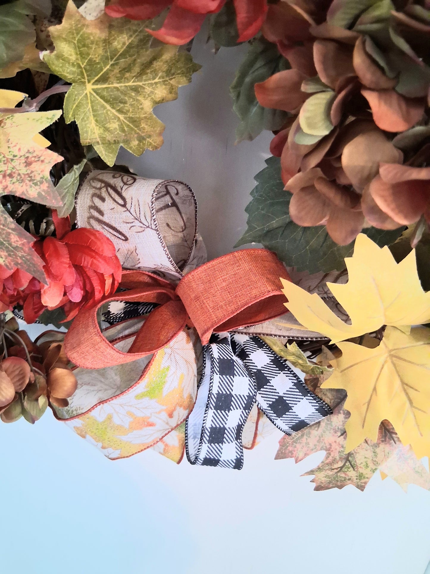 Handmade Fall Grapevine Wreath