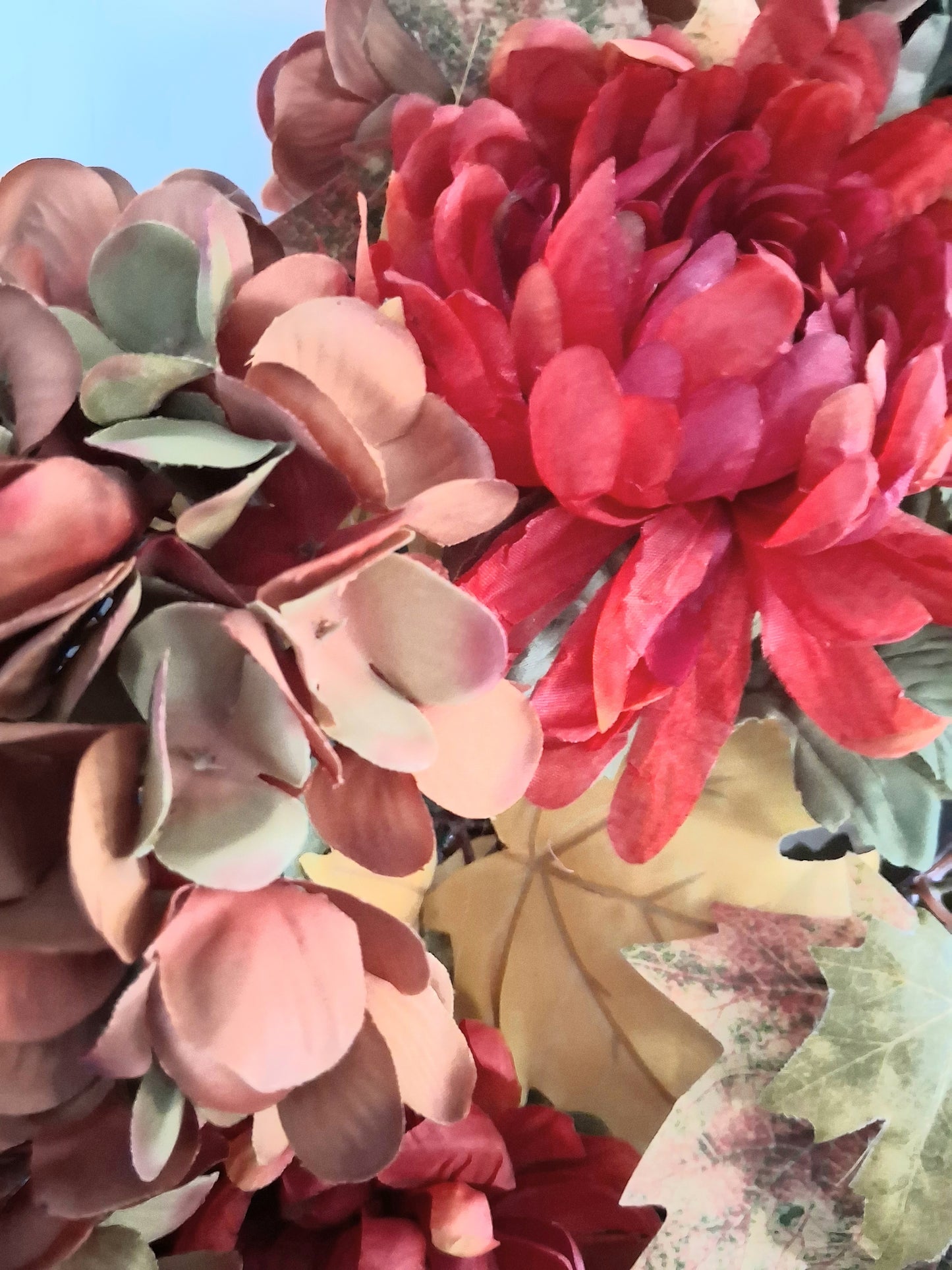 Handmade Fall Grapevine Wreath