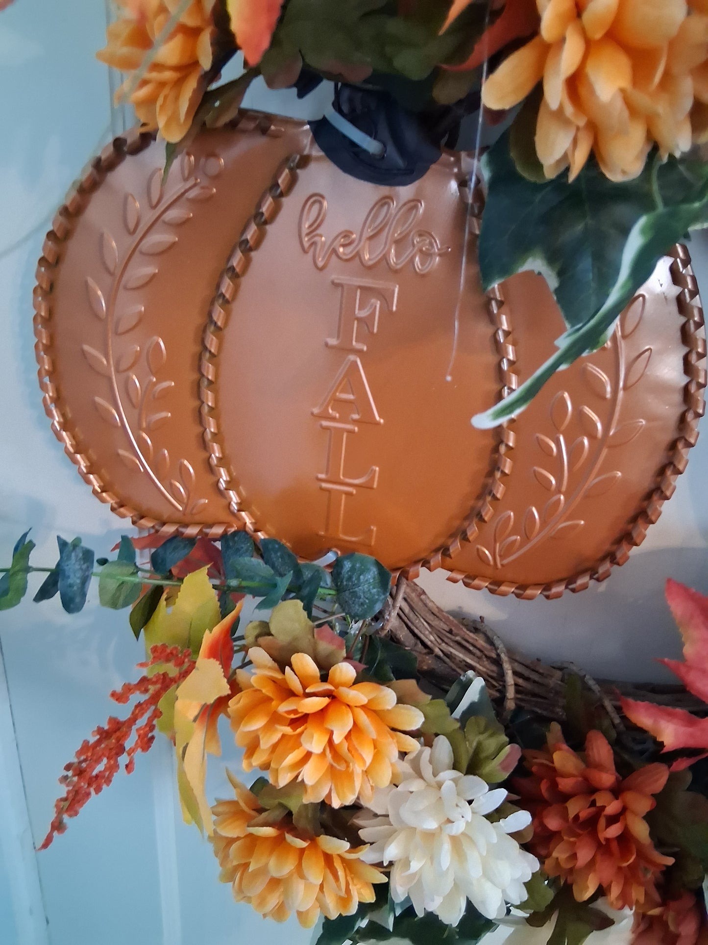 Handcrafted 18" Fall Grapevine Wreath