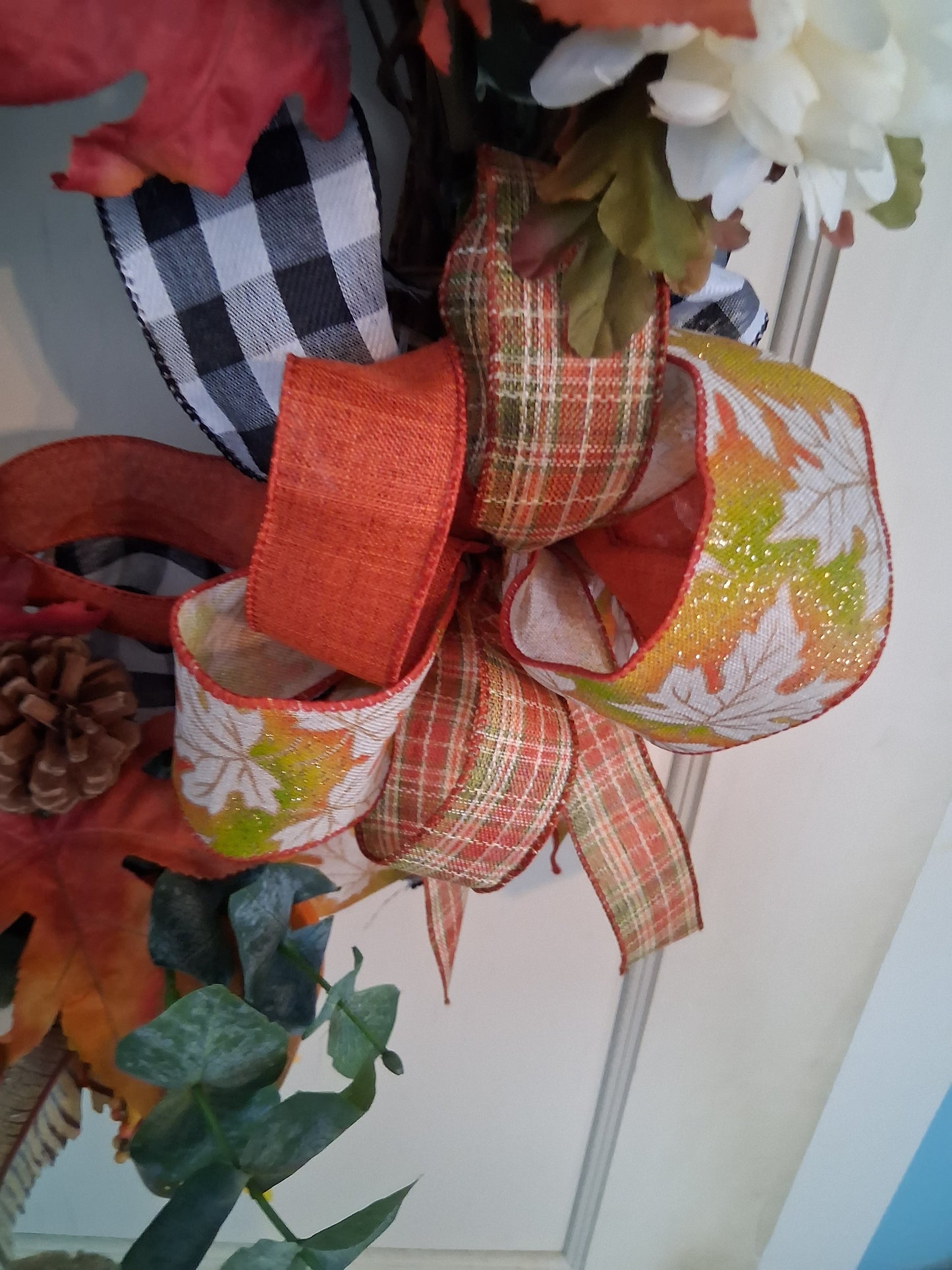 Handcrafted 18" Fall Grapevine Wreath