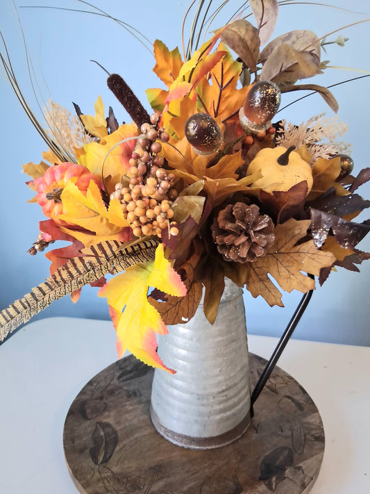 Fall Harvest Floral Centerpiece