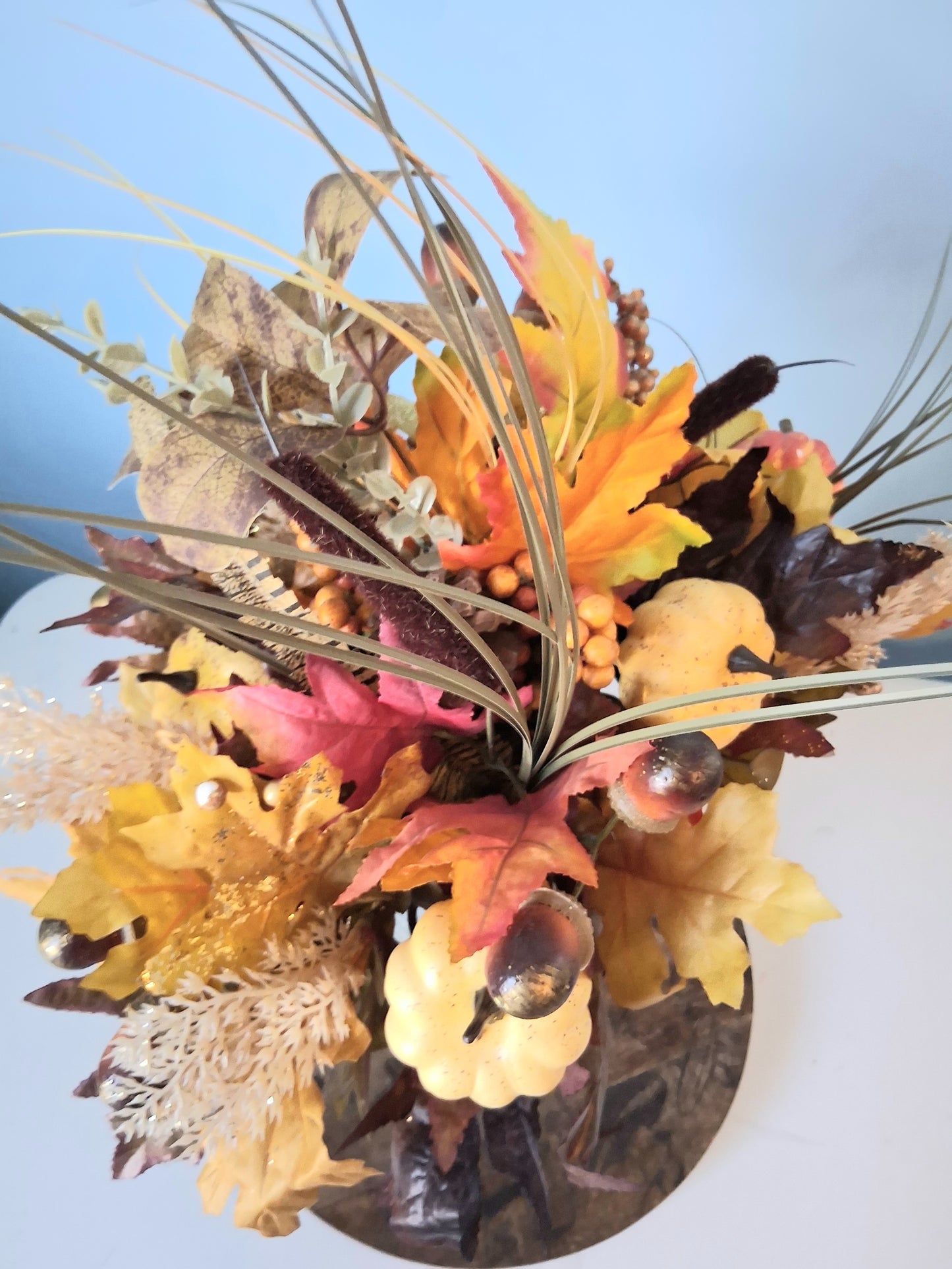 Fall Harvest Floral Centerpiece