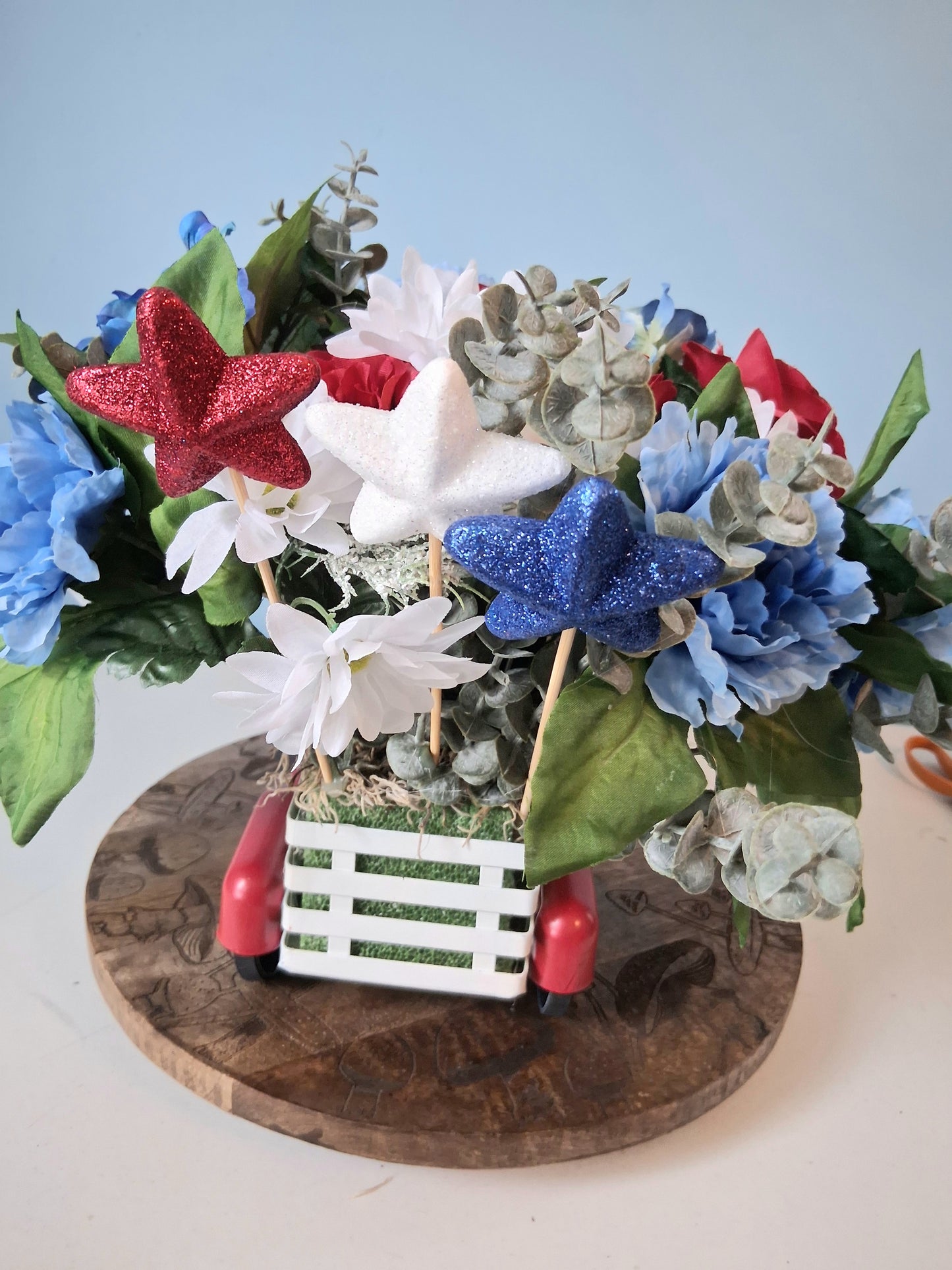 Patriotic Truck Floral Arrangement
