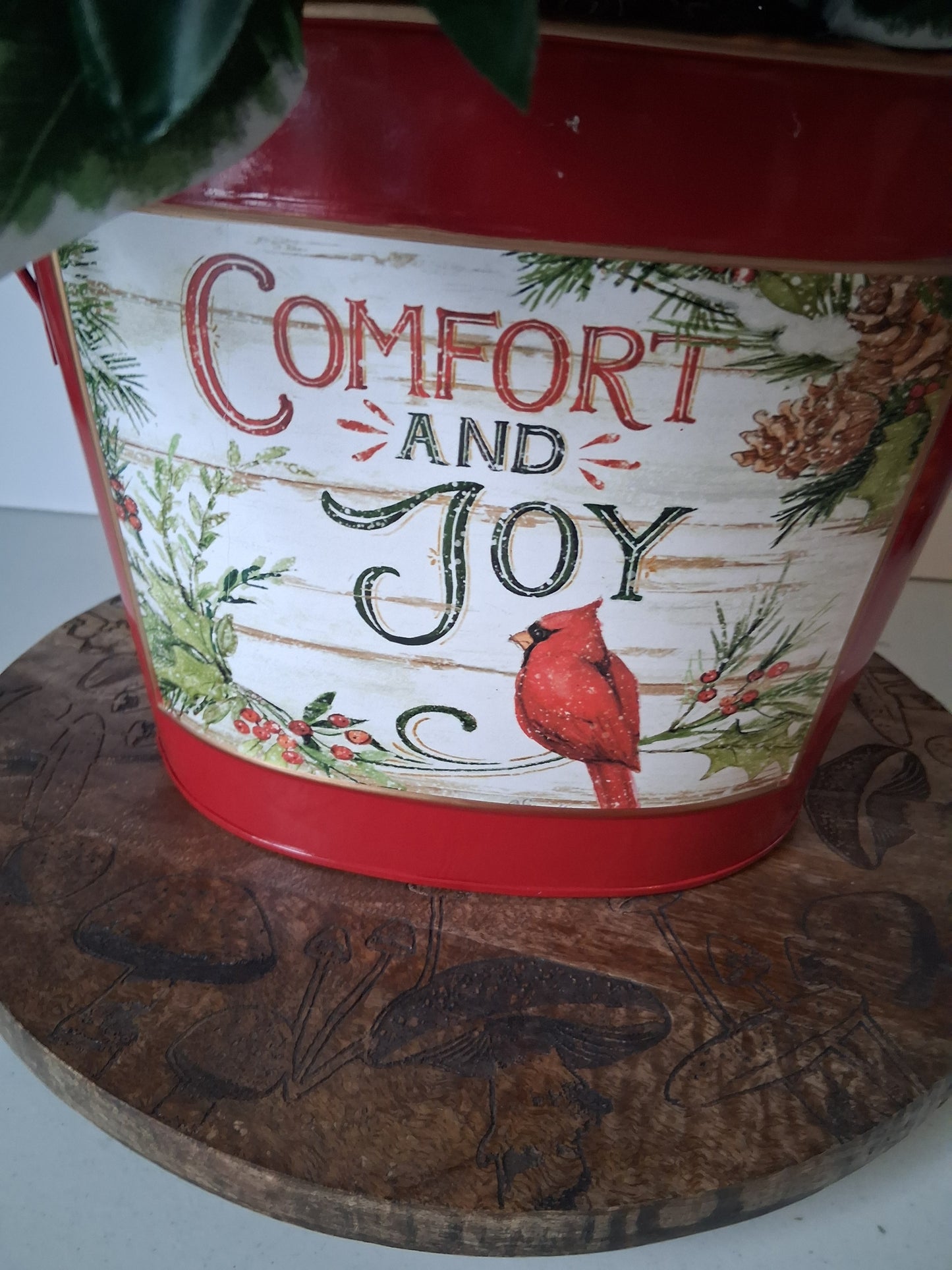 "Comfort and Joy" Holiday Floral Arrangement
