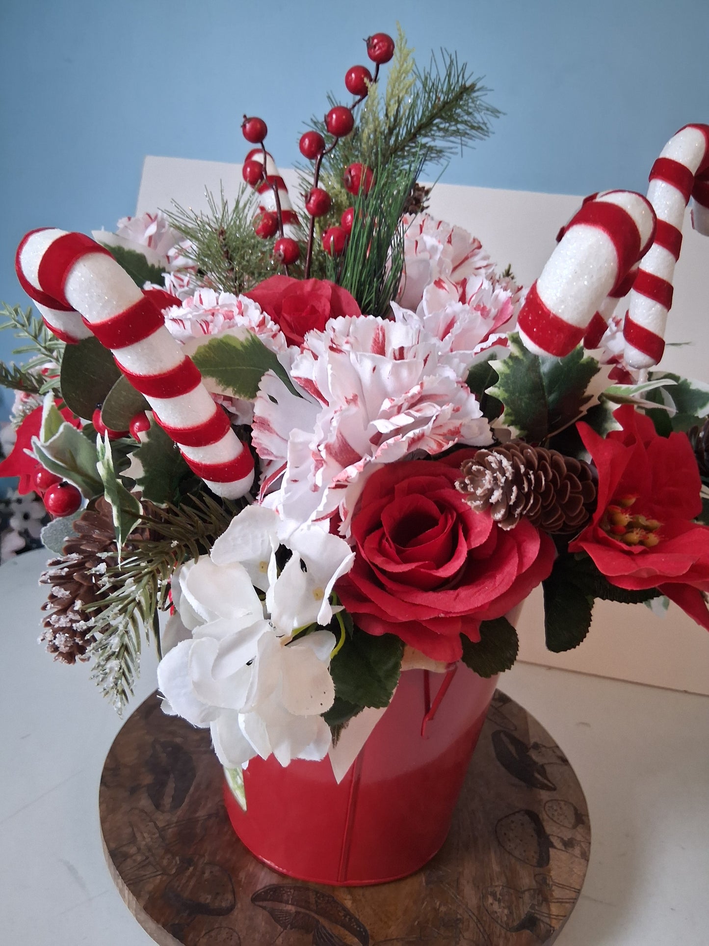"Comfort and Joy" Holiday Floral Arrangement