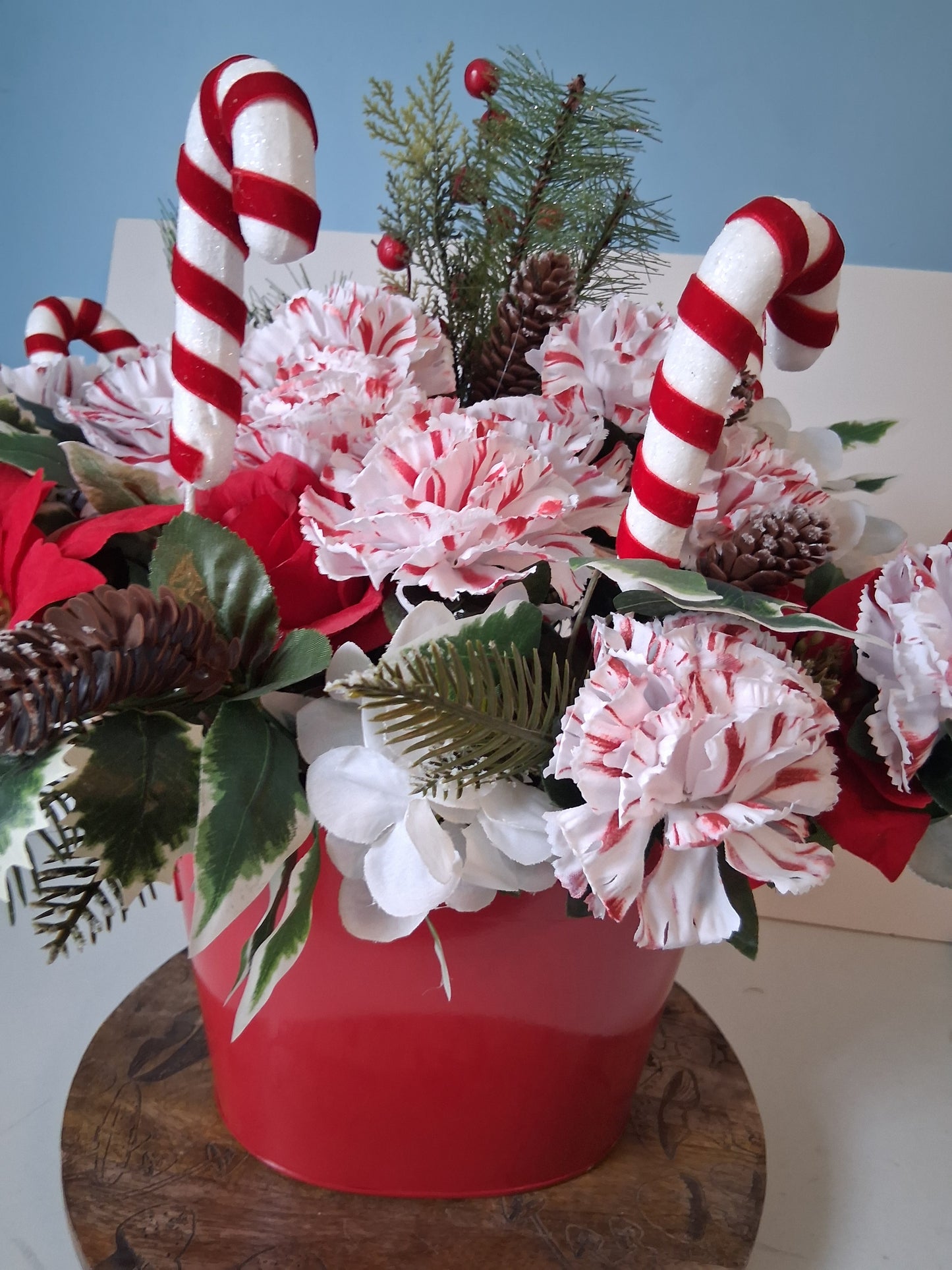 "Comfort and Joy" Holiday Floral Arrangement