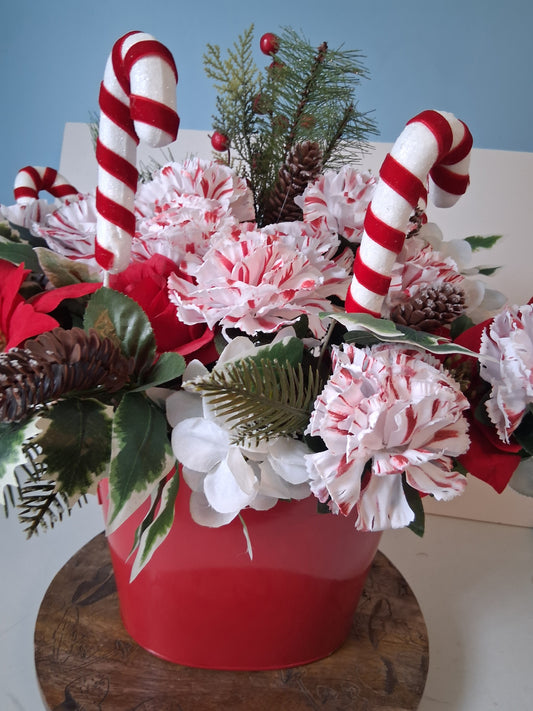 "Comfort and Joy" Holiday Floral Arrangement