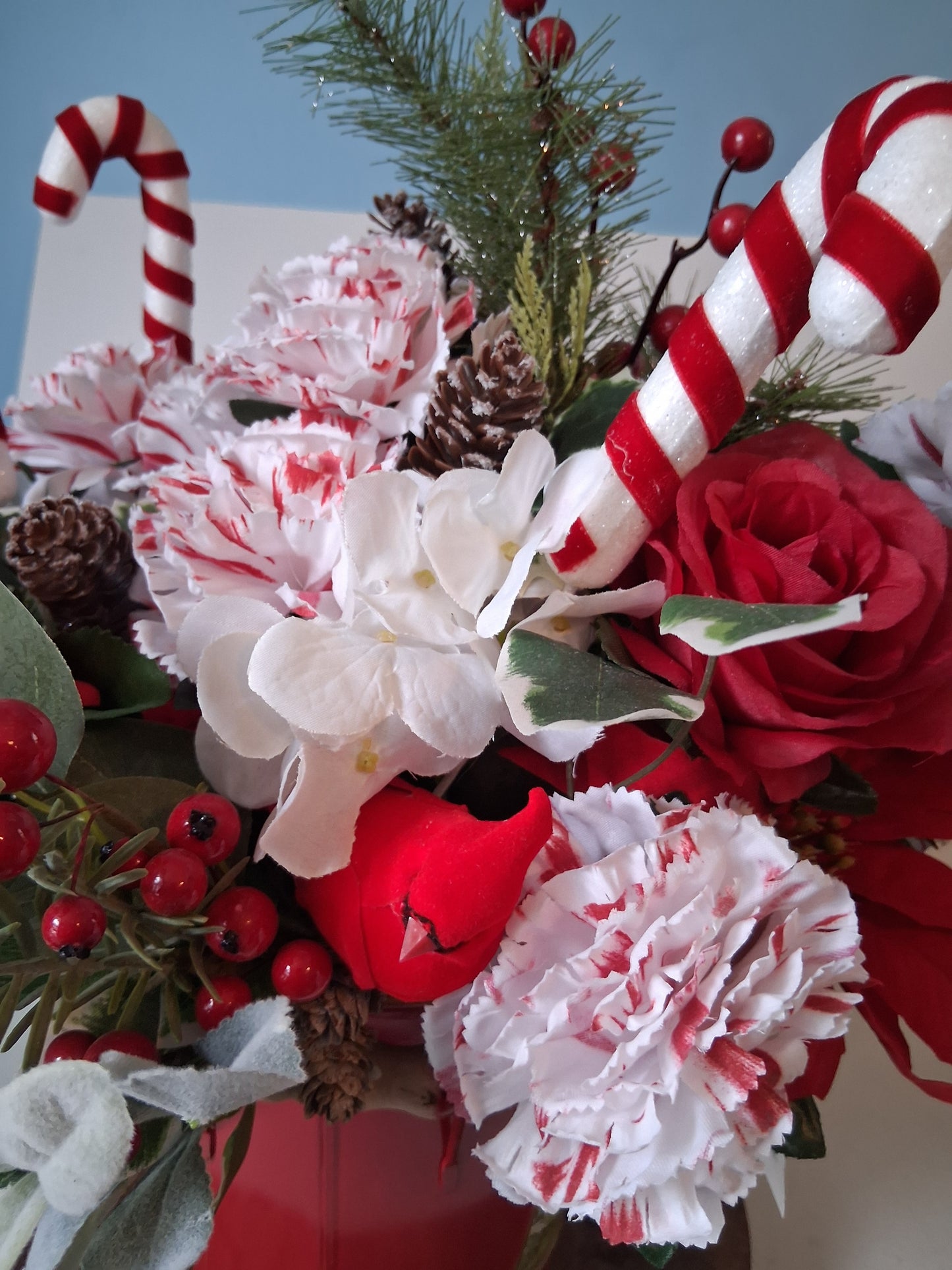 "Comfort and Joy" Holiday Floral Arrangement